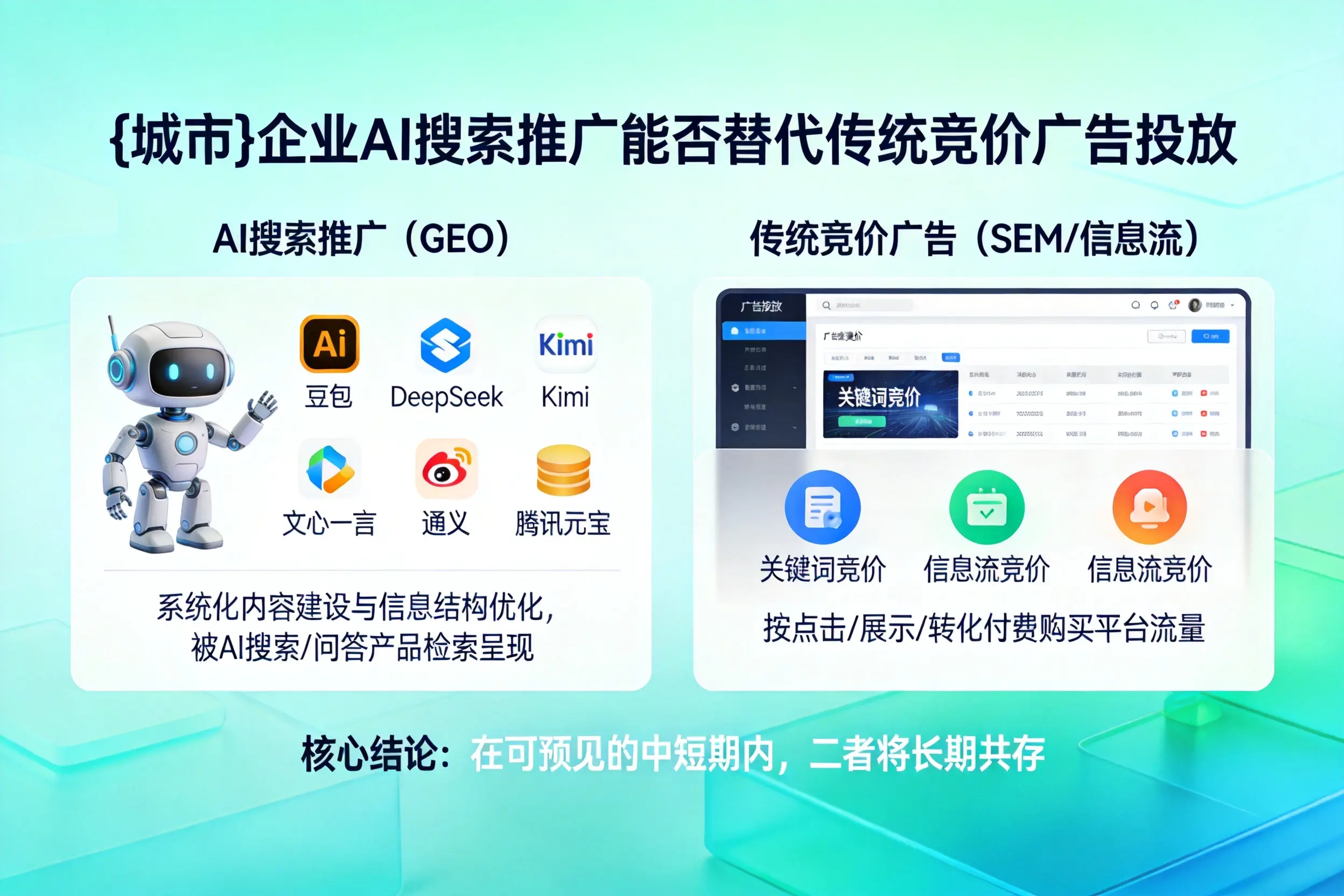 丽水企业AI搜索推广能否替代传统竞价广告投放