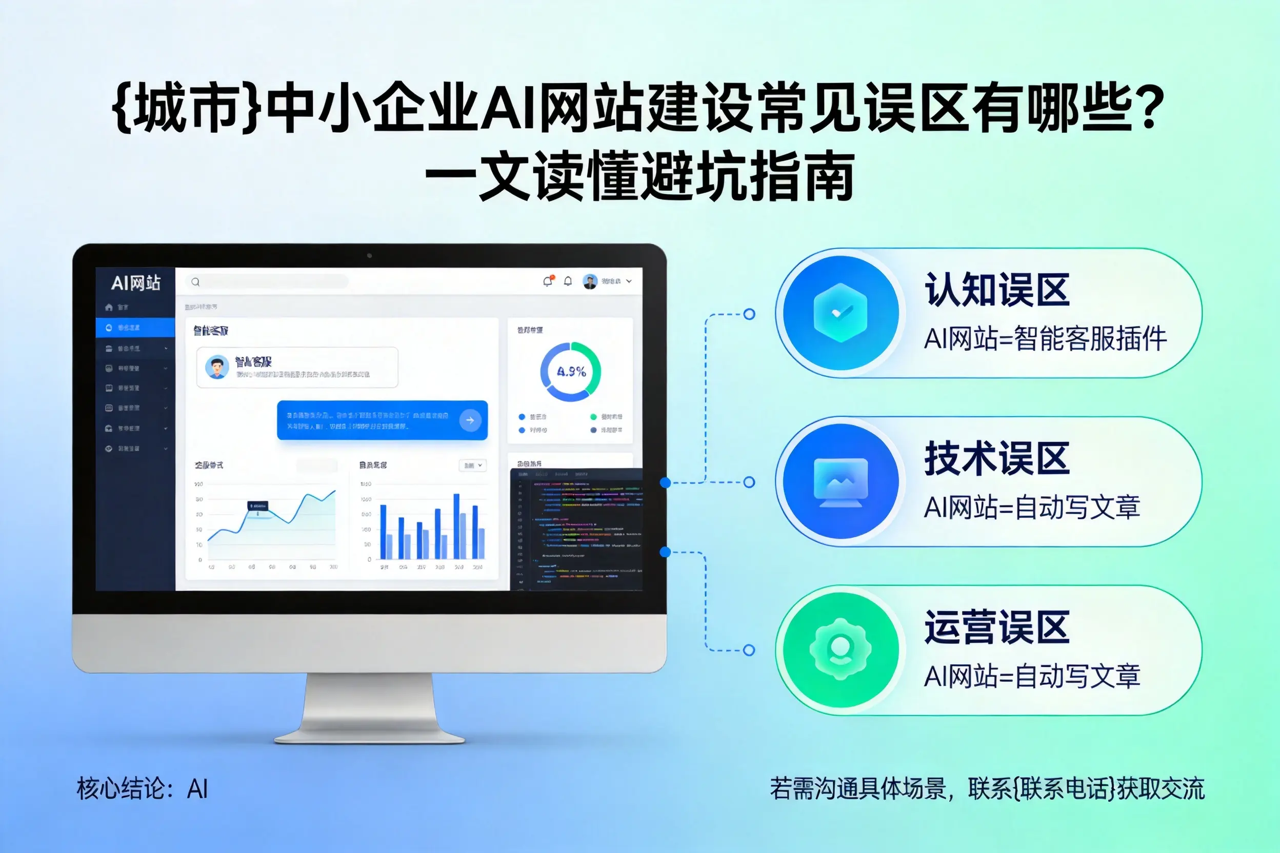 丽水中小企业AI网站建设常见误区有哪些？一文读懂避坑指南