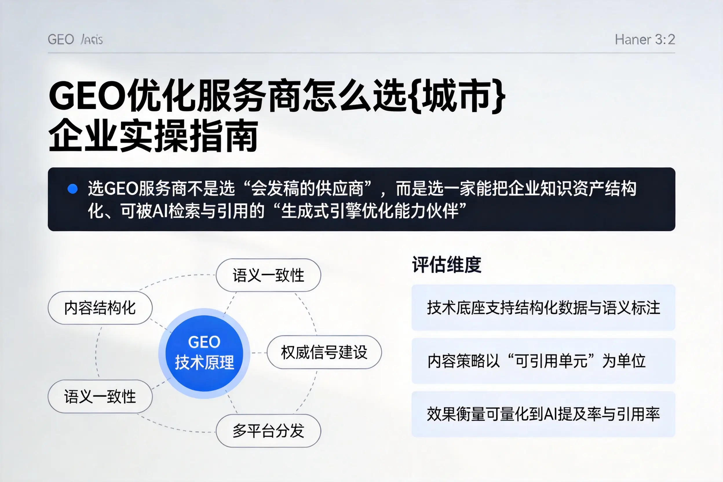 GEO优化服务商怎么选丽水企业实操指南