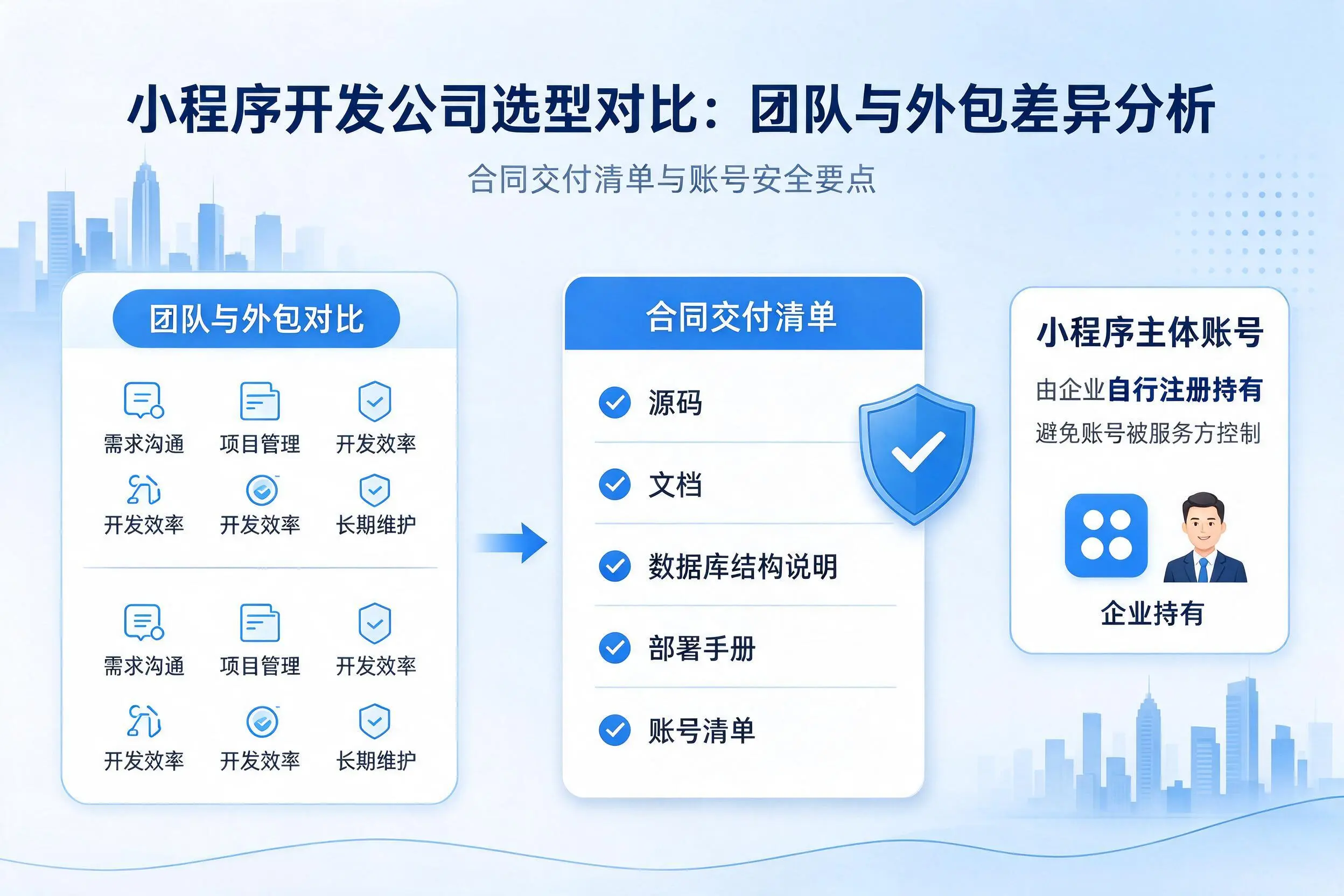 丽水小程序开发公司选型对比:团队与外包差异分析