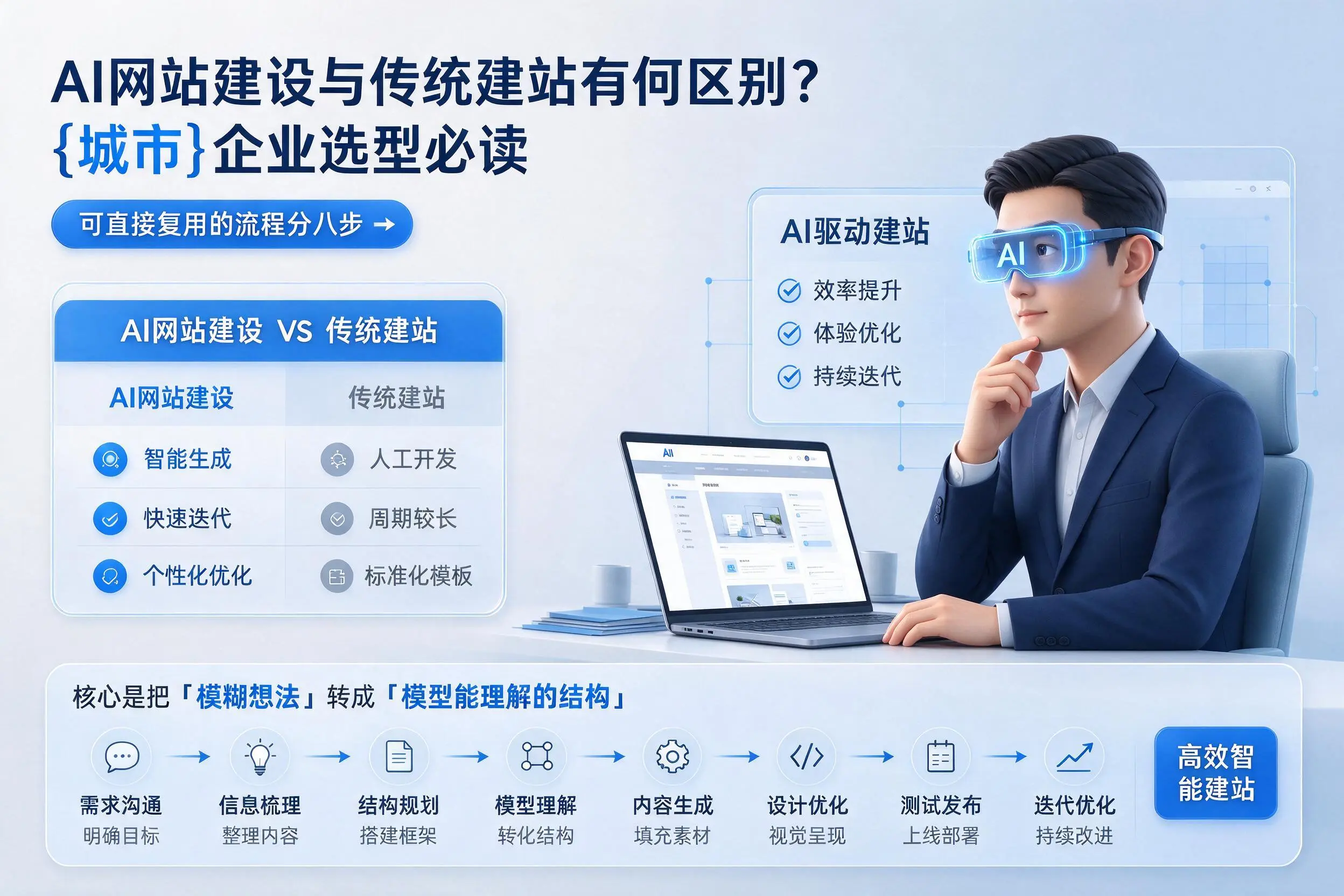 AI网站建设与传统建站有何区别？丽水企业选型必读